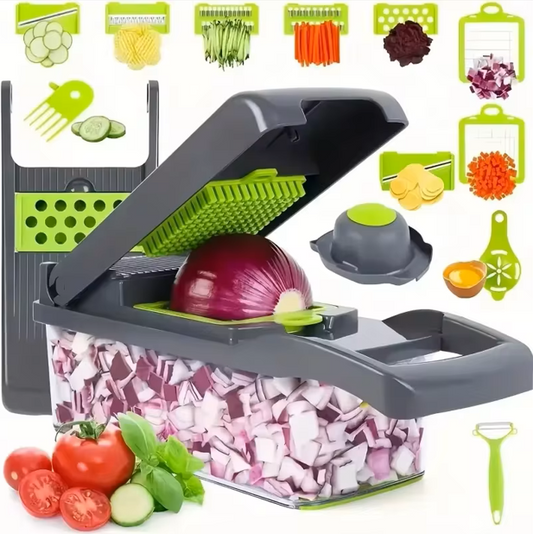 14-in-1 Multifunctional Vegetable Chopper – Your Ultimate Kitchen Companion!