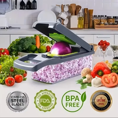 14-in-1 Multifunctional Vegetable Chopper – Your Ultimate Kitchen Companion!