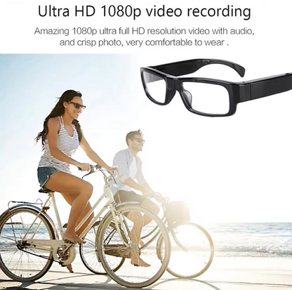 HD 1080P Eyeglasses Camera – Portable Mini Camcorder for Action Filming, Driving, and Cycling